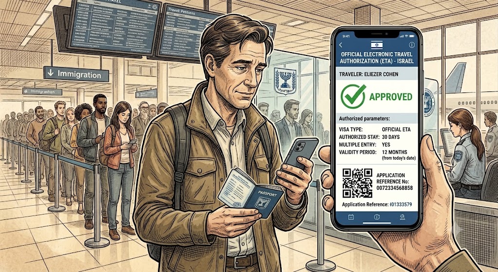 Электронное разрешение ETA-IL для въезда в Израиль